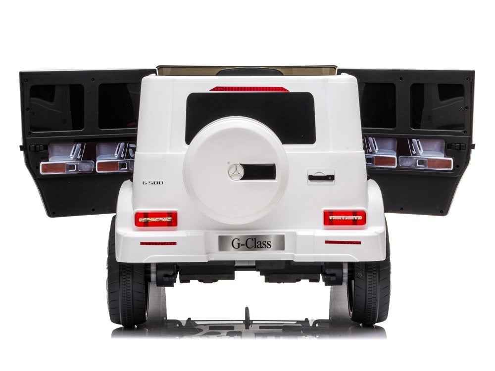 Voiture électrique Mercedes G500 blanche