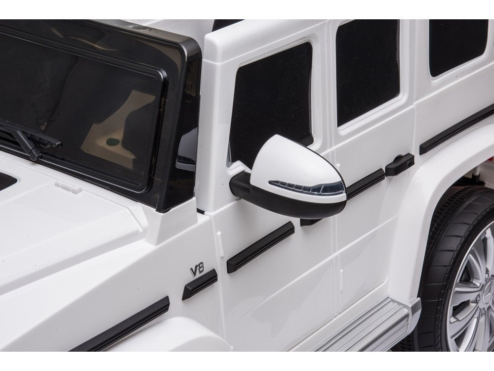 Voiture électrique mercedes g500 blanche