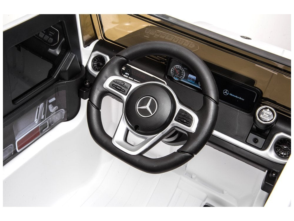 Voiture électrique mercedes g500 blanche