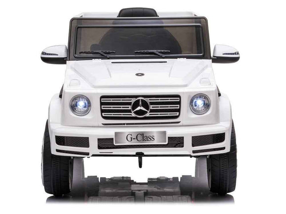 Voiture électrique Mercedes G500 blanche