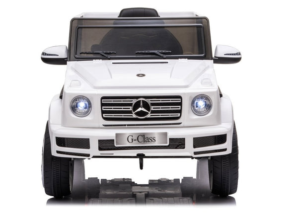 Voiture électrique Mercedes G500 blanche