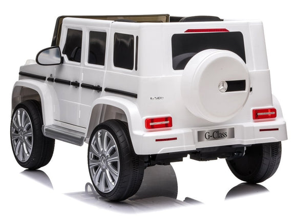 Voiture électrique mercedes g500 blanche
