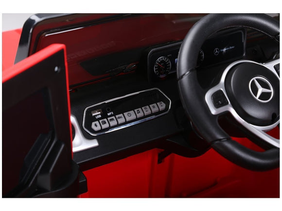 Voiture électrique mercedes g500 rouge