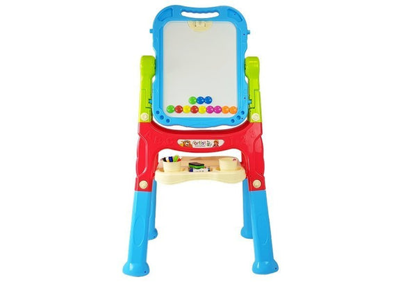 Magnetic Chalk Board Blue Red Accessories