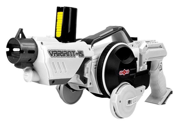 Gun Launcher Car 2 in 1 Remotely Operated Foam Discs White