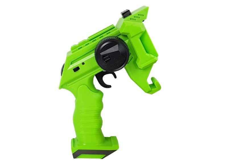 Lance-armes télécommandé 2 en 1 pour voiture, disques en mousse verts