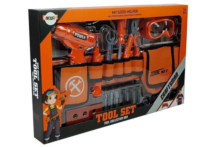 Handyman Set Belt Drill Screwdriver Pliers Hammer