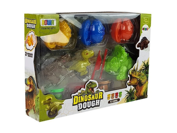 Moule à œufs dinosaures Play Daugh, 12 pièces, 4 couleurs