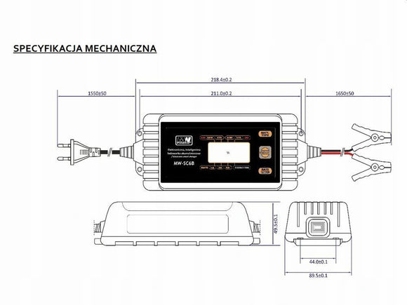 Intelligent Battery Charger 12V / 24V MW-SC4B