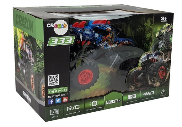 Dinosaur Remote Control Terrain Car with Big Wheels 2.4G