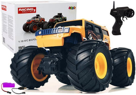 Huge Wheels Bigfoot Remote Control 2.4G 1:18 Yellow