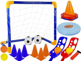 Un ensemble de jeux de sport Handball Football Goal Frisbee