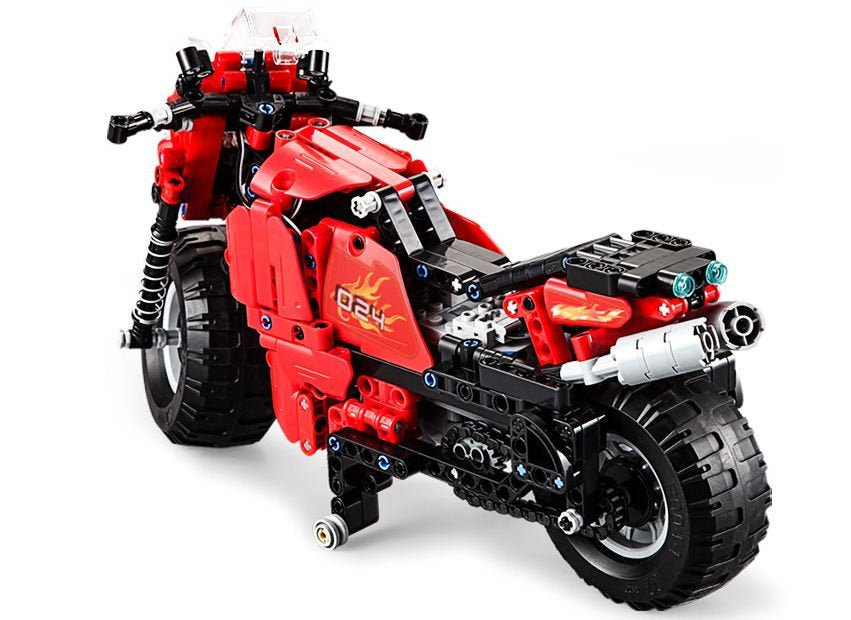 Ensemble de blocs de construction cada moto télécommandée 24 g 484 pièces