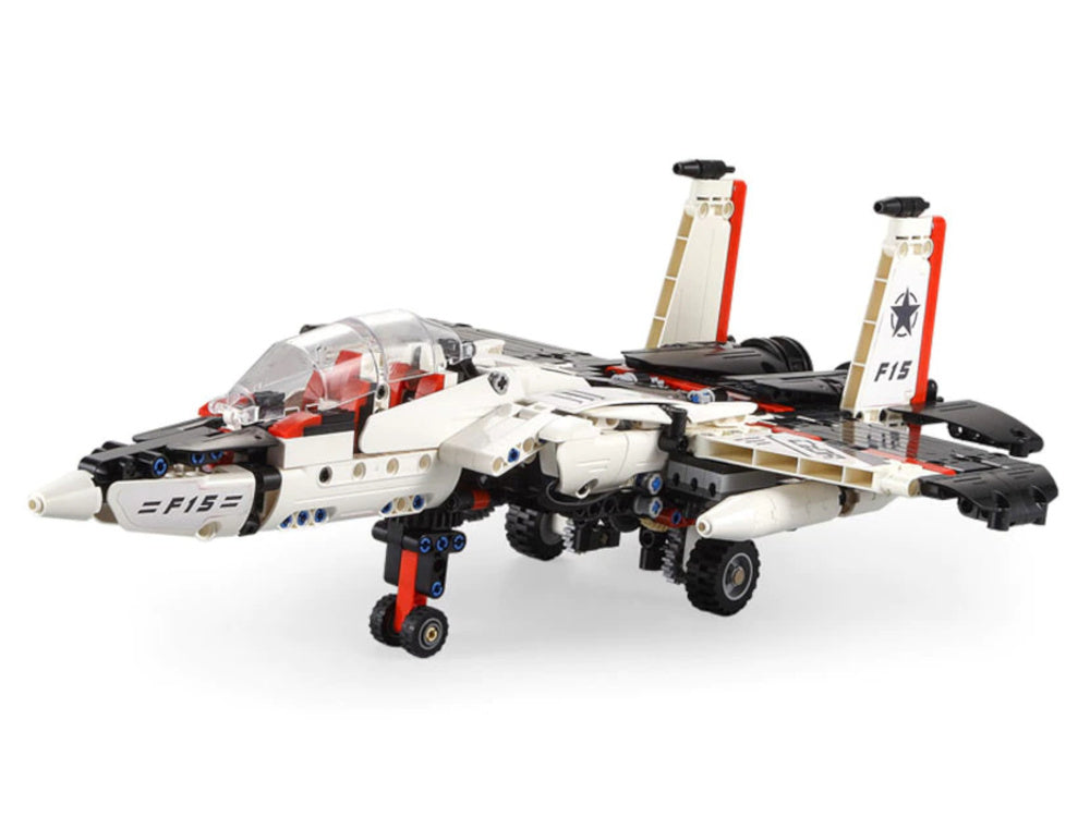 Blocs de construction Robot Avion Fabriqué en blocs Cada Télécommandé 917 Éléments