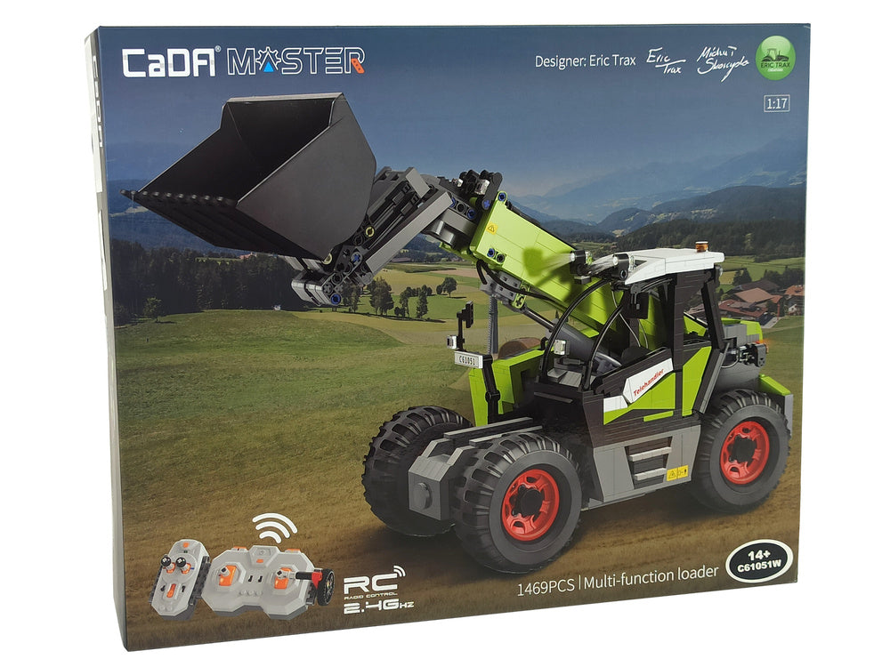 Blocs de construction CADA Excavatrice télécommandée 1469 éléments