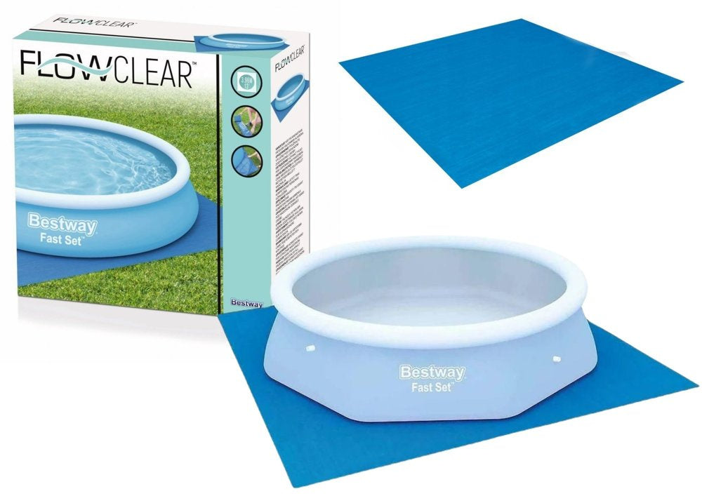Tapis de piscine 396 x 396 cm Bestway 58002