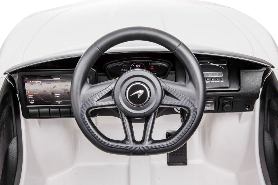 Véhicule électrique mclaren gt 12 v blanc