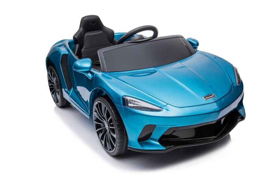 Véhicule électrique McLaren GT 12 V peint en bleu