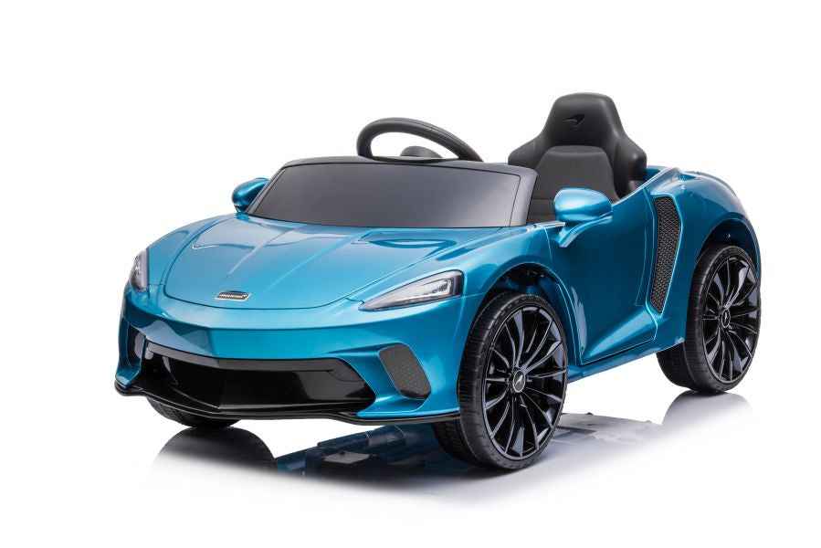 Véhicule électrique McLaren GT 12 V peint en bleu