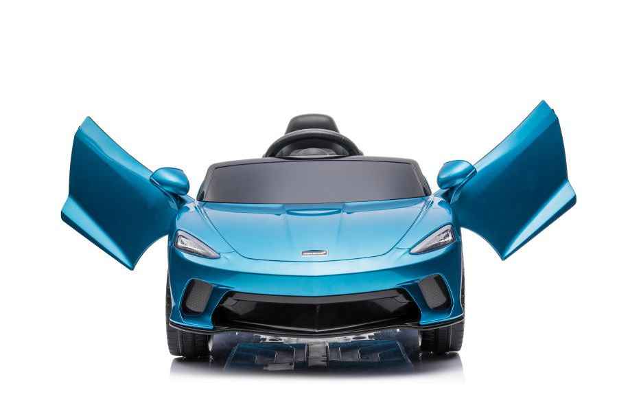 Véhicule électrique McLaren GT 12 V peint en bleu