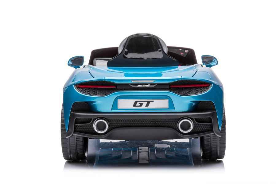 Véhicule électrique McLaren GT 12 V peint en bleu
