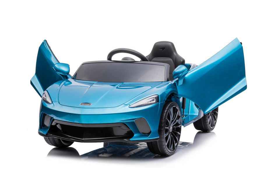 Véhicule électrique McLaren GT 12 V peint en bleu