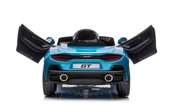 Véhicule électrique McLaren GT 12 V peint en bleu