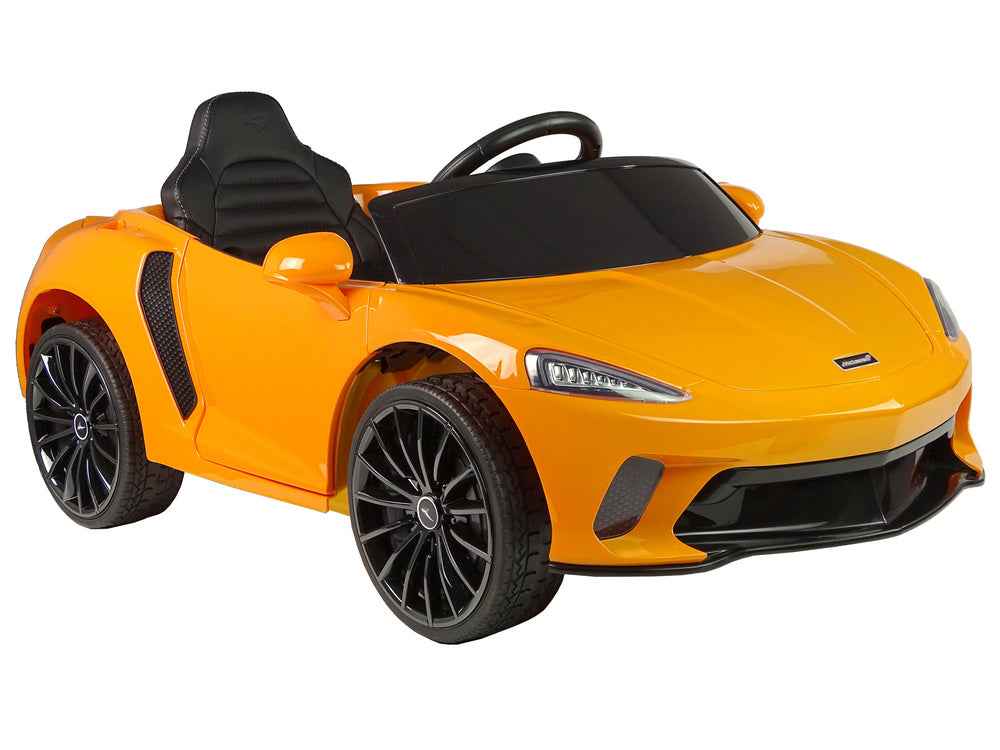 Véhicule électrique McLaren GT 12 V peint en orange
