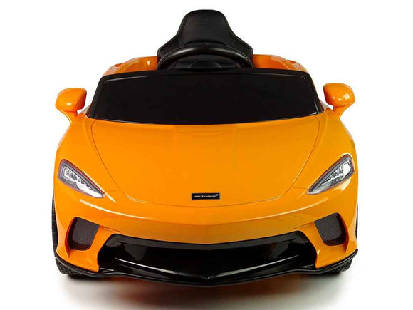Véhicule électrique McLaren GT 12 V peint en orange