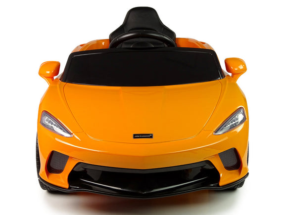 Véhicule électrique McLaren GT 12 V peint en orange