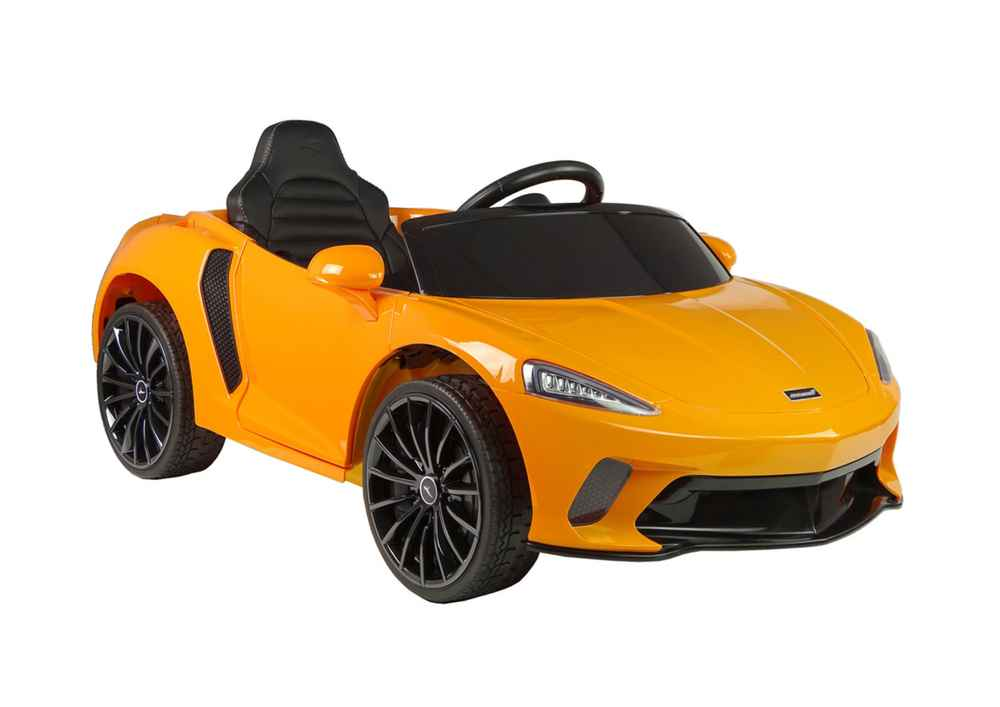 Véhicule électrique McLaren GT 12 V peint en orange