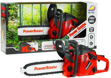 Grande tronçonneuse réaliste avec son