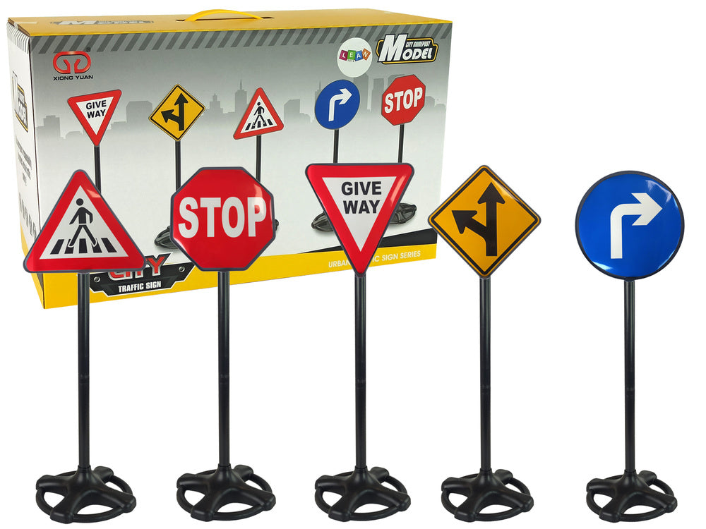 Grand ensemble de panneaux de signalisation éducatifs 82 cm