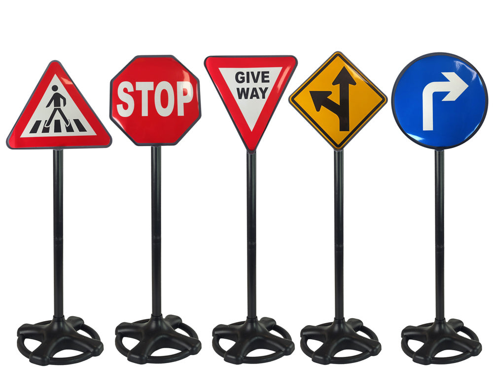 Grand ensemble de panneaux de signalisation éducatifs 82 cm