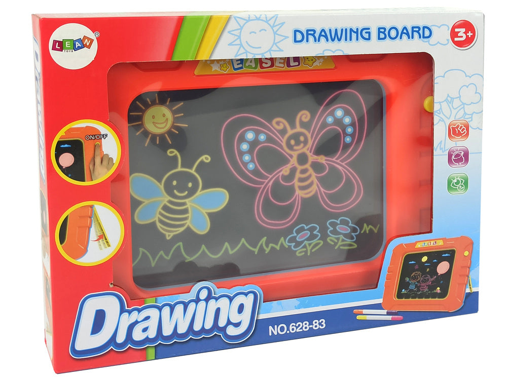 Modèles de tableau blanc lumineux stylos de coloriage