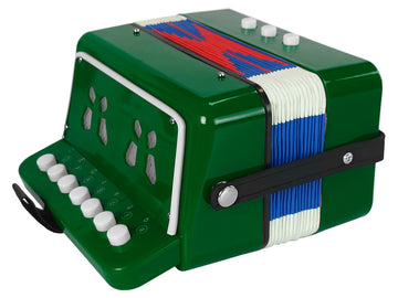Accordion Instrument for a Young Musician Green - 0
