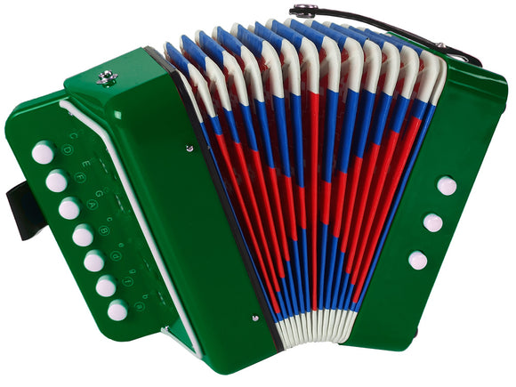 Accordion Instrument for a Young Musician Green