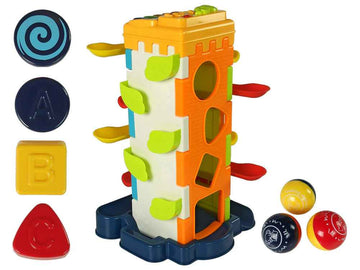 Balls slide Educational Block Sorter with a piano
