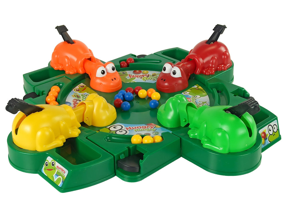 Jeu d'arcade hungry frogs : balles à effet de levier