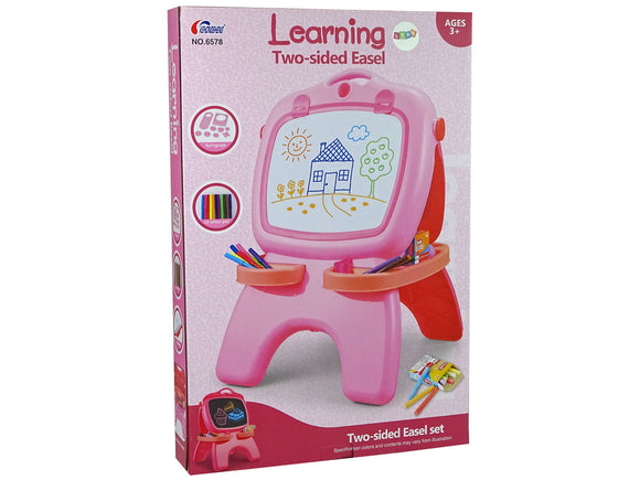 Double-sided Magnetic Chalkboard Pink Templates