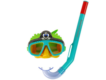 Masque de plongée Bestway 24059 vert avec tube animal