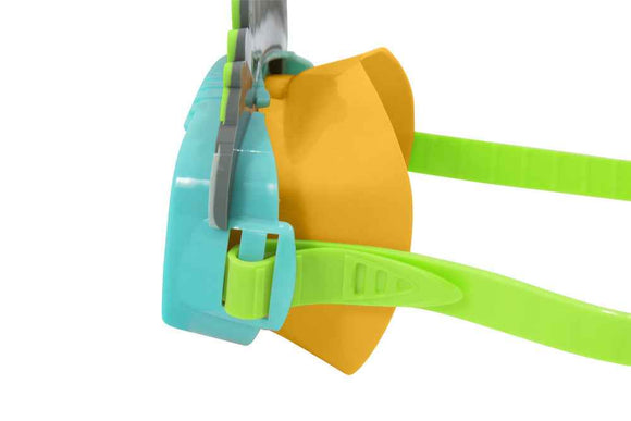 Masque de plongée Bestway 24059 vert avec tube animal