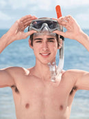 Kit de plongée gris, masque, palmes, tube Bestway 25020