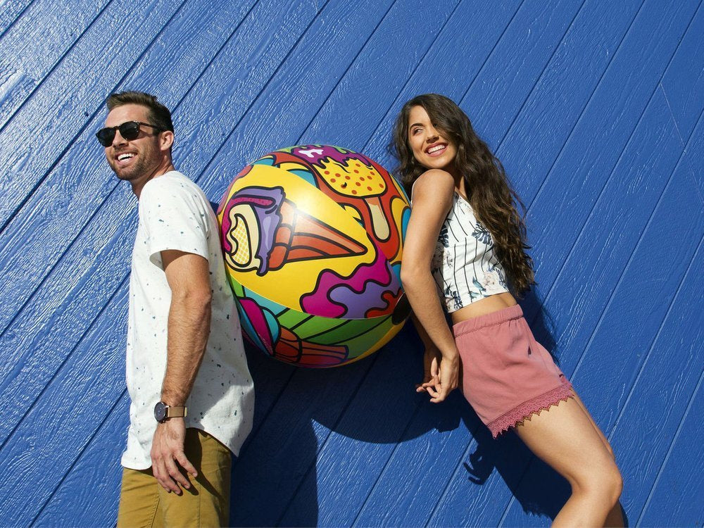Ballon de plage gonflable multicolore 91 cm Bestway 31044