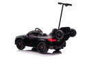 Battery-operated car BMW M5 with platform for parent, black lacquered