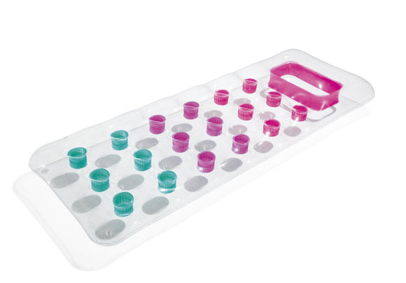 Matelas gonflable transparent 188 x 71 cm Bestway 43040