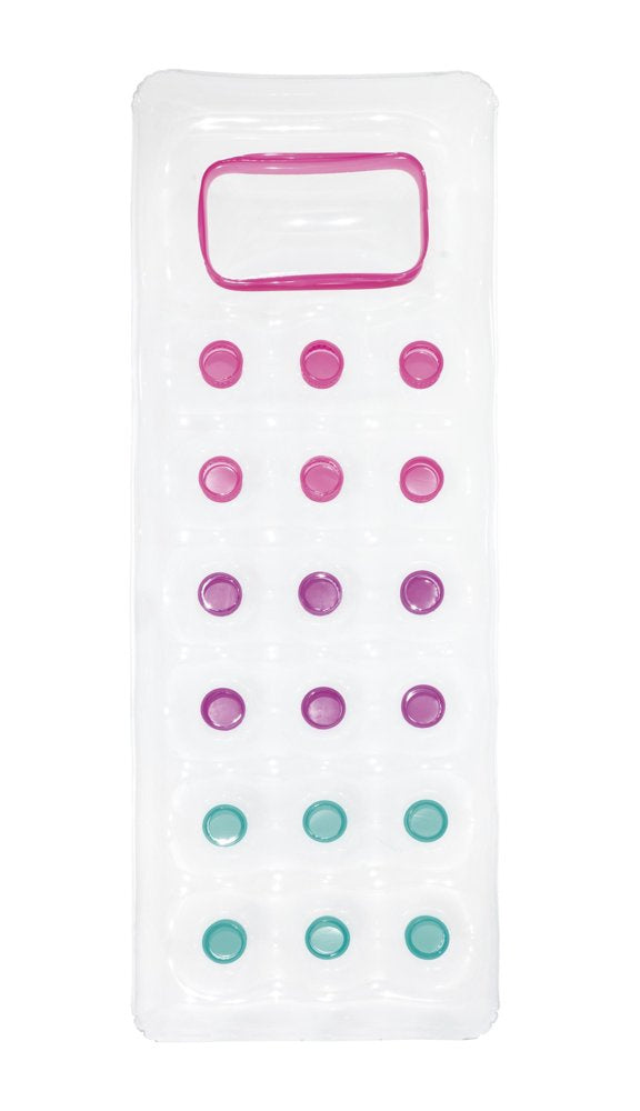 Matelas gonflable transparent 188 x 71 cm Bestway 43040