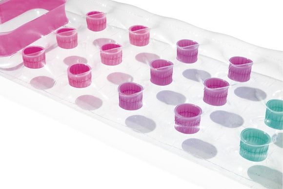 Matelas gonflable transparent 188 x 71 cm Bestway 43040