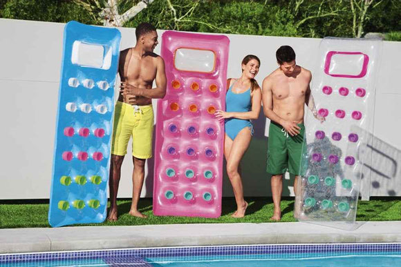 Matelas gonflable transparent 188 x 71 cm Bestway 43040