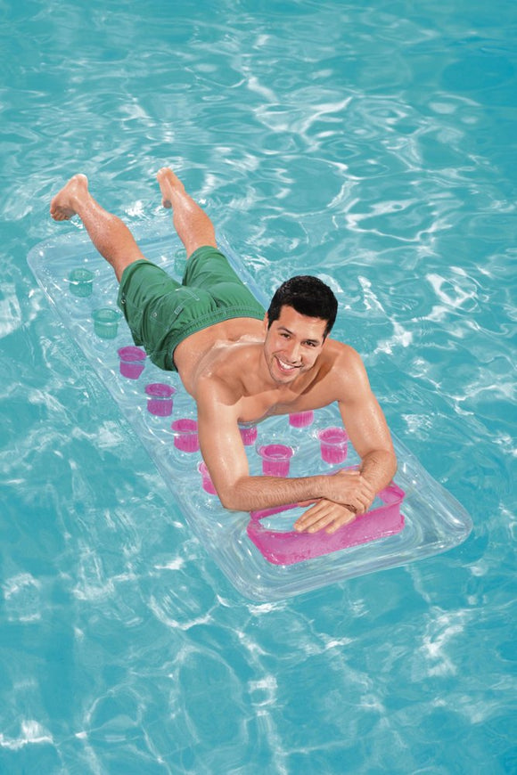 Matelas gonflable transparent 188 x 71 cm Bestway 43040